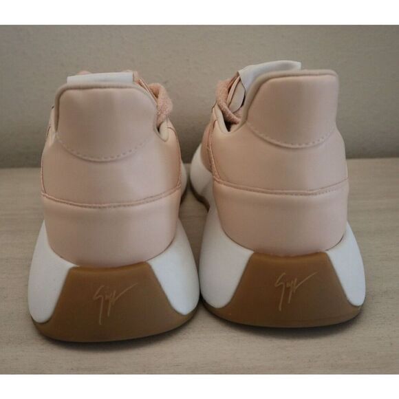 Giuseppe Zanotti Women's Sz 36 US 6 Nude Pink Omnia Donna Leather Sneakers - Picture 7 of 11